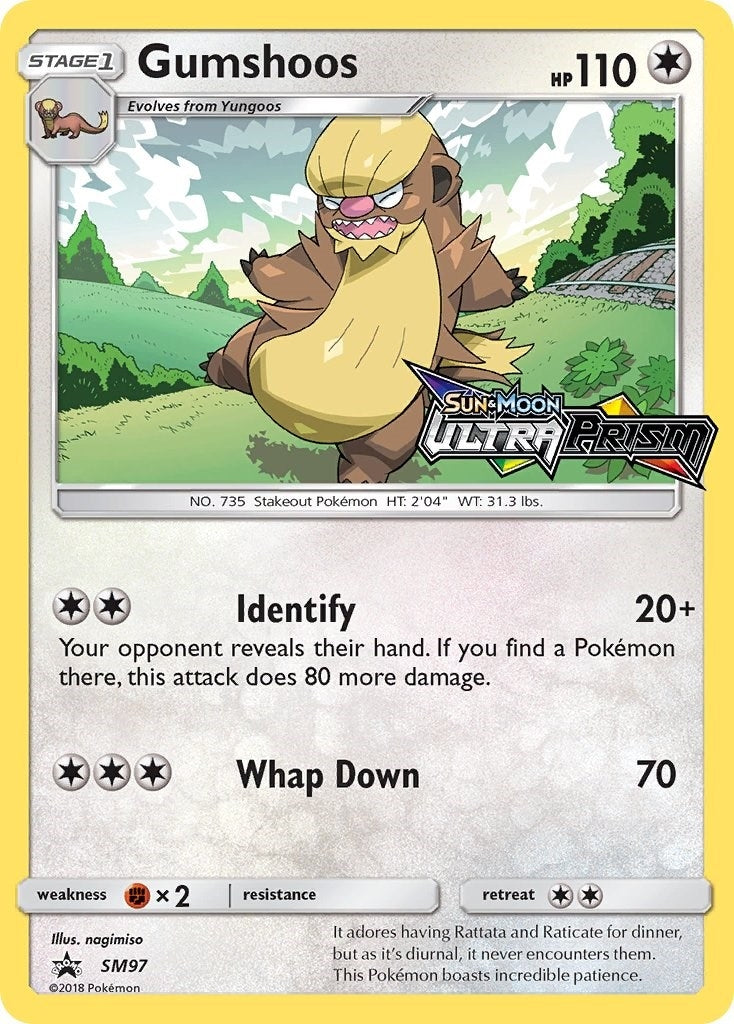 Image for Gumshoos - SM97 (Prerelease) (SM97) (SM Promos) - Pokemon