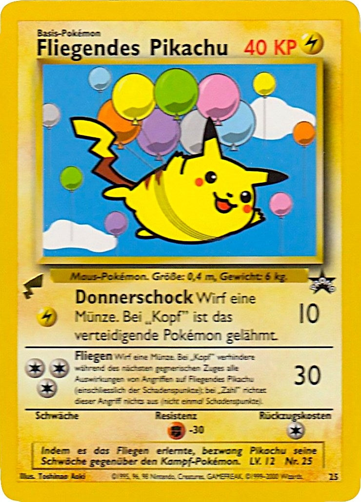 Image for Pikachu (Flying) (25) (Pikachu World Collection Promos) - Pokemon