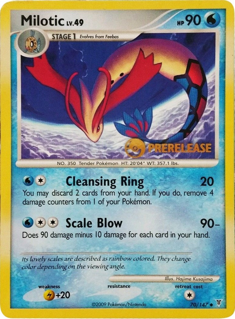 Image for Milotic - 70/147 (Prerelease) (70/147) (Nintendo Promos) - Pokemon
