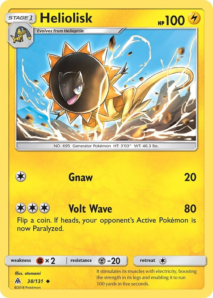 Image for Heliolisk (38/131) (SM - Forbidden Light) - Pokemon