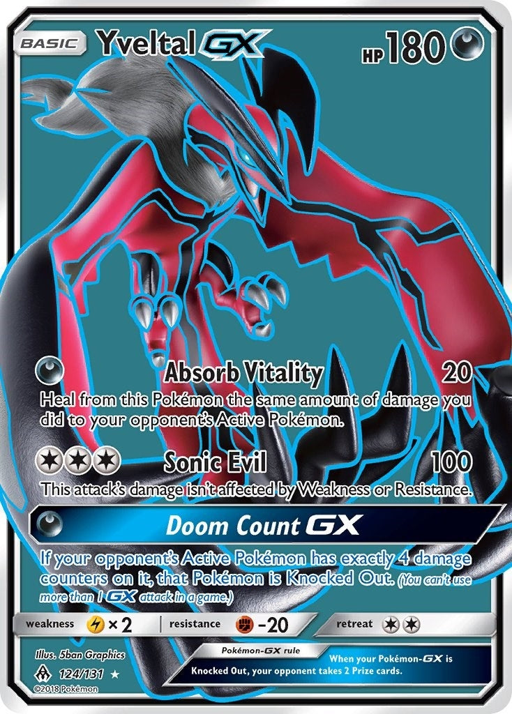 Image for Yveltal GX (Full Art) (124/131) (SM - Forbidden Light) - Pokemon