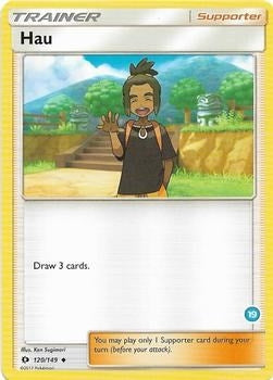 Image for Hau (19) (Alolan Ninetales Half-Deck) - Pokemon
