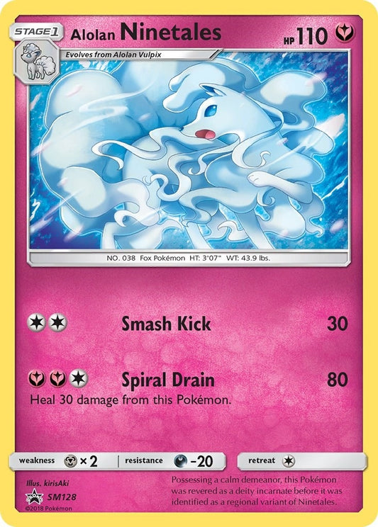 Image for Alolan Ninetales - SM128 (SM128) (SM Promos) - Pokemon