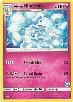 Image for Alolan Ninetales (17) (SM128) (SM Trainer Kit: Alolan Sandslash & Alolan Ninetales) - Pokemon