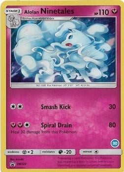 Image for Alolan Ninetales (30) (SM128) (SM Trainer Kit: Alolan Sandslash & Alolan Ninetales) - Pokemon