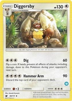 Image for Diggersby (18) (88/111) (SM Trainer Kit: Alolan Sandslash & Alolan Ninetales) - Pokemon