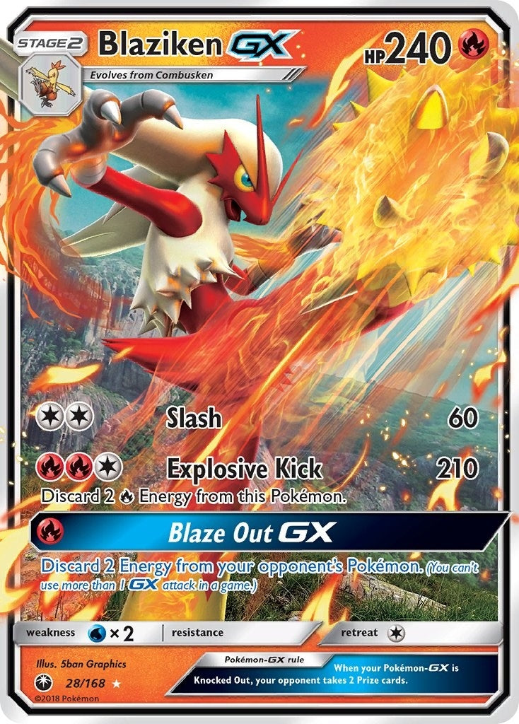 Image for Blaziken GX (28/168) (SM - Celestial Storm) - Pokemon