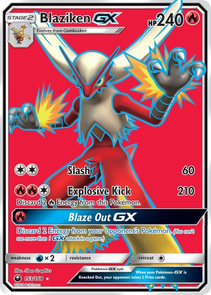 Image for Blaziken GX (Full Art) (153/168) (SM - Celestial Storm) - Pokemon