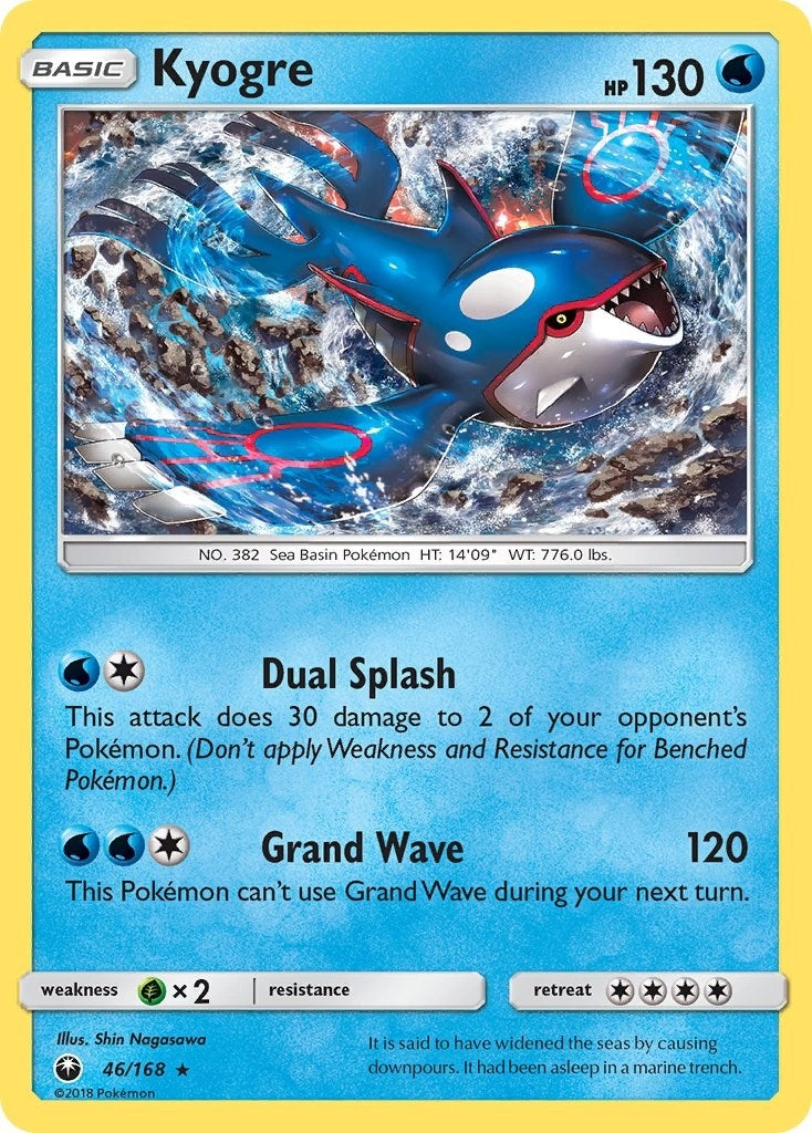 Image for Kyogre (46/168) (SM - Celestial Storm) - Pokemon