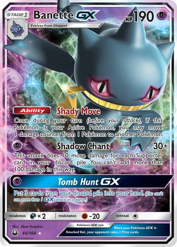 Image for Banette GX (66/168) (SM - Celestial Storm) - Pokemon