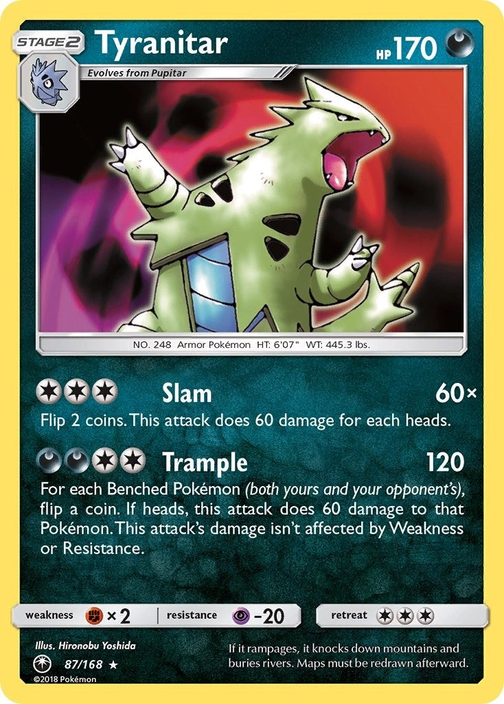 Image for Tyranitar (87/168) (SM - Celestial Storm) - Pokemon