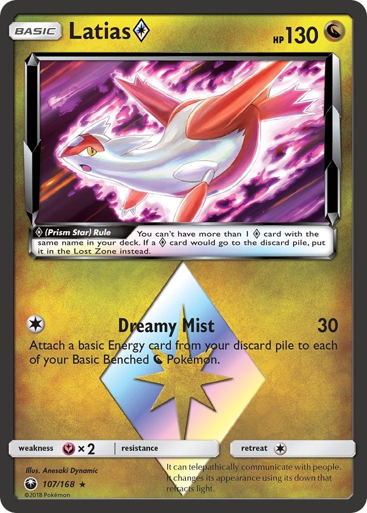 Image for Latias Prism Star (107/168) (SM - Celestial Storm) - Pokemon