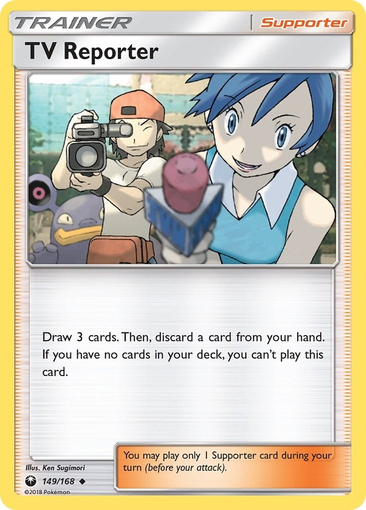 Image for TV Reporter (149/168) (SM - Celestial Storm) - Pokemon