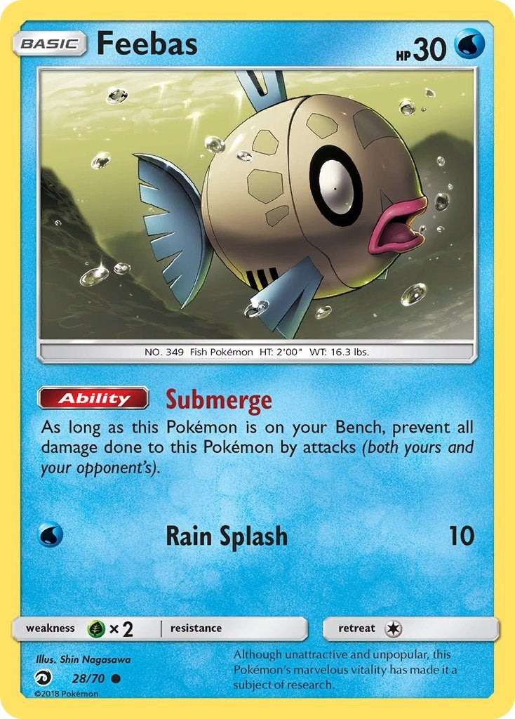 Image for Feebas (28/70) (Dragon Majesty) - Pokemon