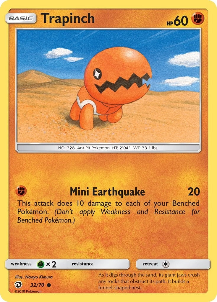Image for Trapinch (32/70) (Dragon Majesty) - Pokemon