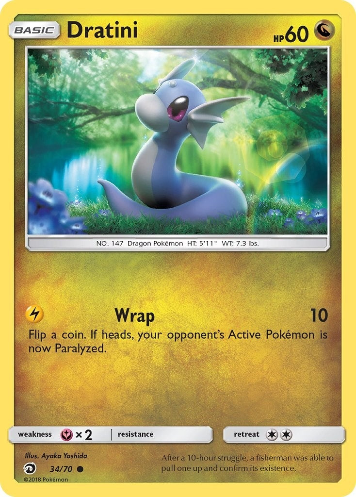 Image for Dratini (34) (34/70) (Dragon Majesty) - Pokemon