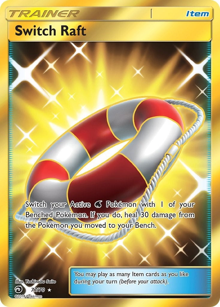 Image for Switch Raft (Secret) (77/70) (Dragon Majesty) - Pokemon