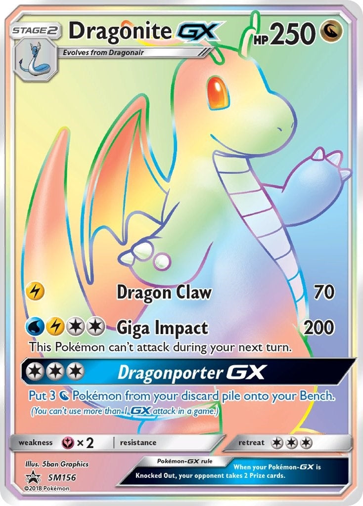 Image for Dragonite GX - SM156 (SM156) (SM Promos) - Pokemon