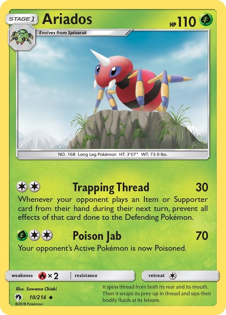 Image for Ariados (10/214) (SM - Lost Thunder) - Pokemon