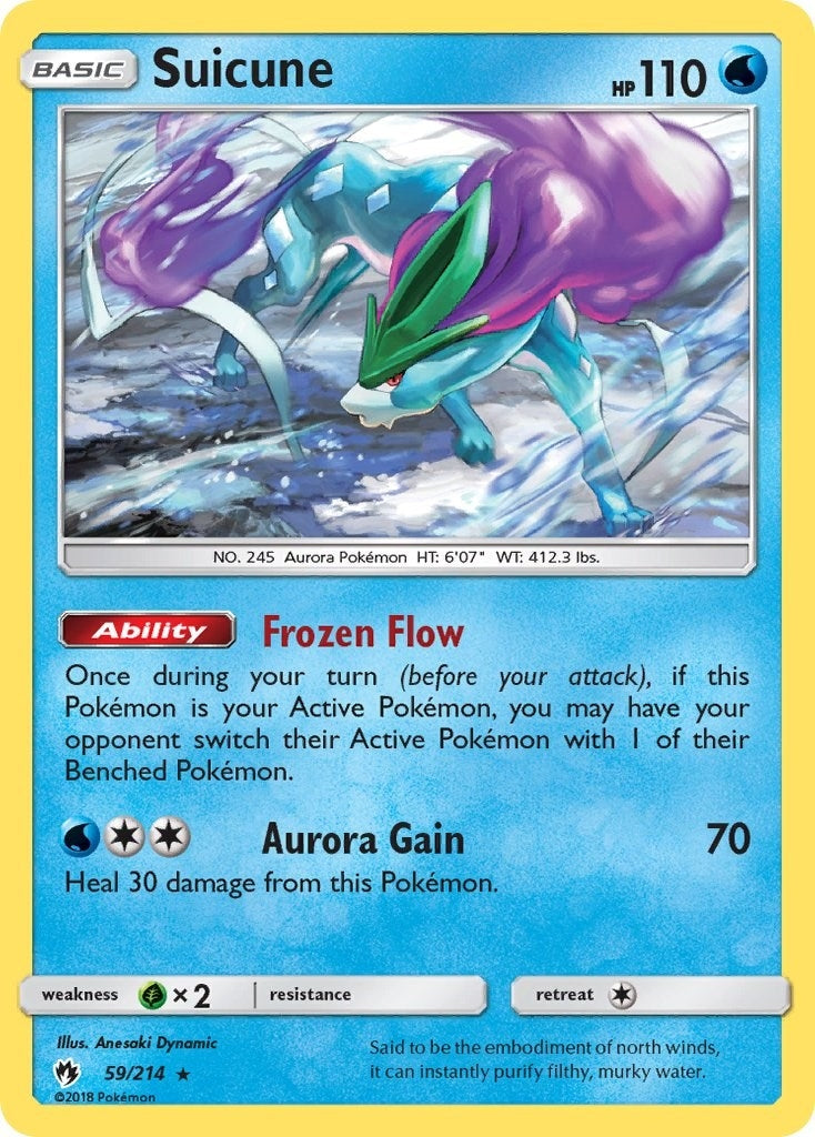 Image for Suicune (59/214) (SM - Lost Thunder) - Pokemon