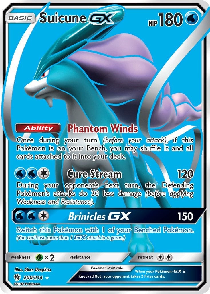 Image for Suicune GX (Full Art) (200/214) (SM - Lost Thunder) - Pokemon
