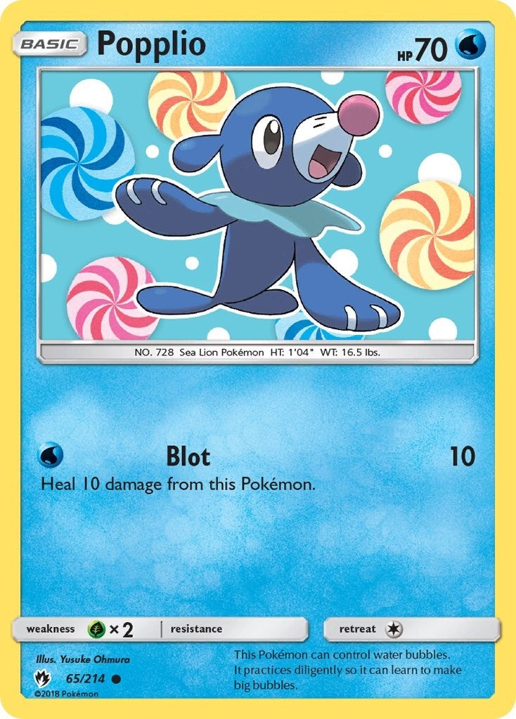 Image for Popplio (65) (65/214) (SM - Lost Thunder) - Pokemon
