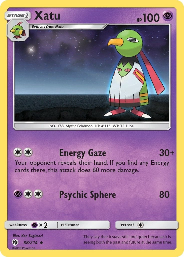 Image for Xatu (88/214) (SM - Lost Thunder) - Pokemon