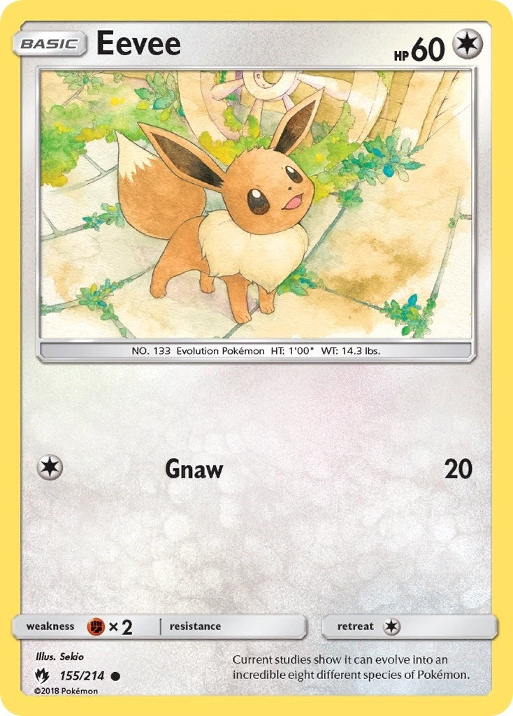 Image for Eevee (155/214) (SM - Lost Thunder) - Pokemon
