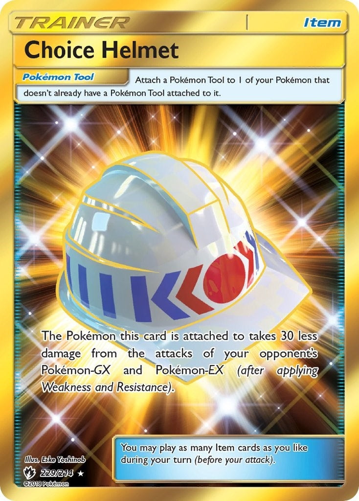 Image for Choice Helmet (Secret) (229/214) (SM - Lost Thunder) - Pokemon