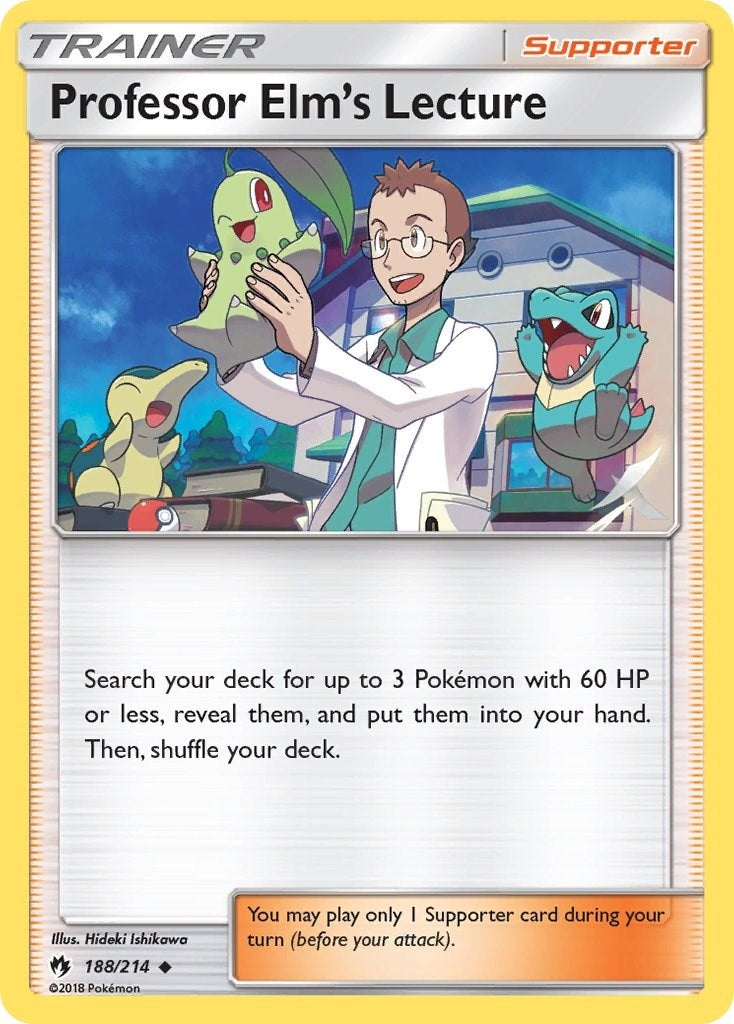 Image for Professor Elm's Lecture (188/214) (SM - Lost Thunder) - Pokemon