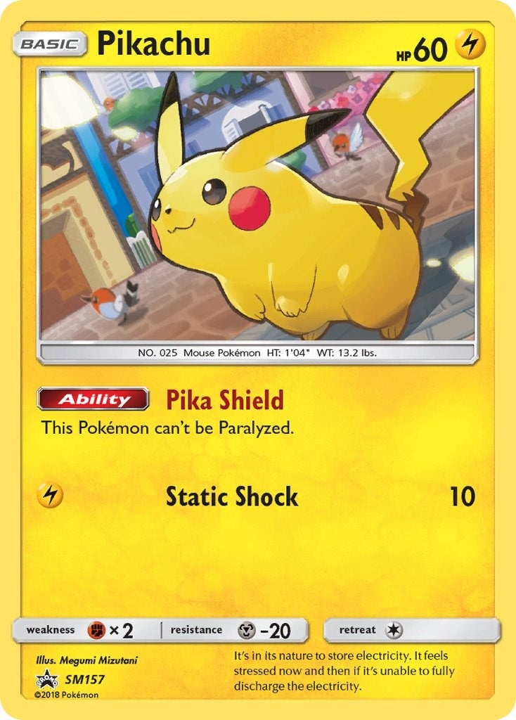 Image for Pikachu - SM157 (SM157) (SM Promos) - Pokemon