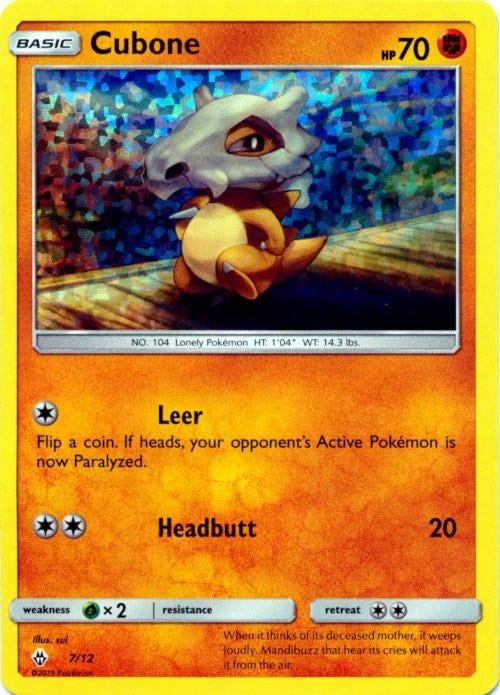 Image for Cubone (007/012) (McDonald's Promos 2018) - Pokemon