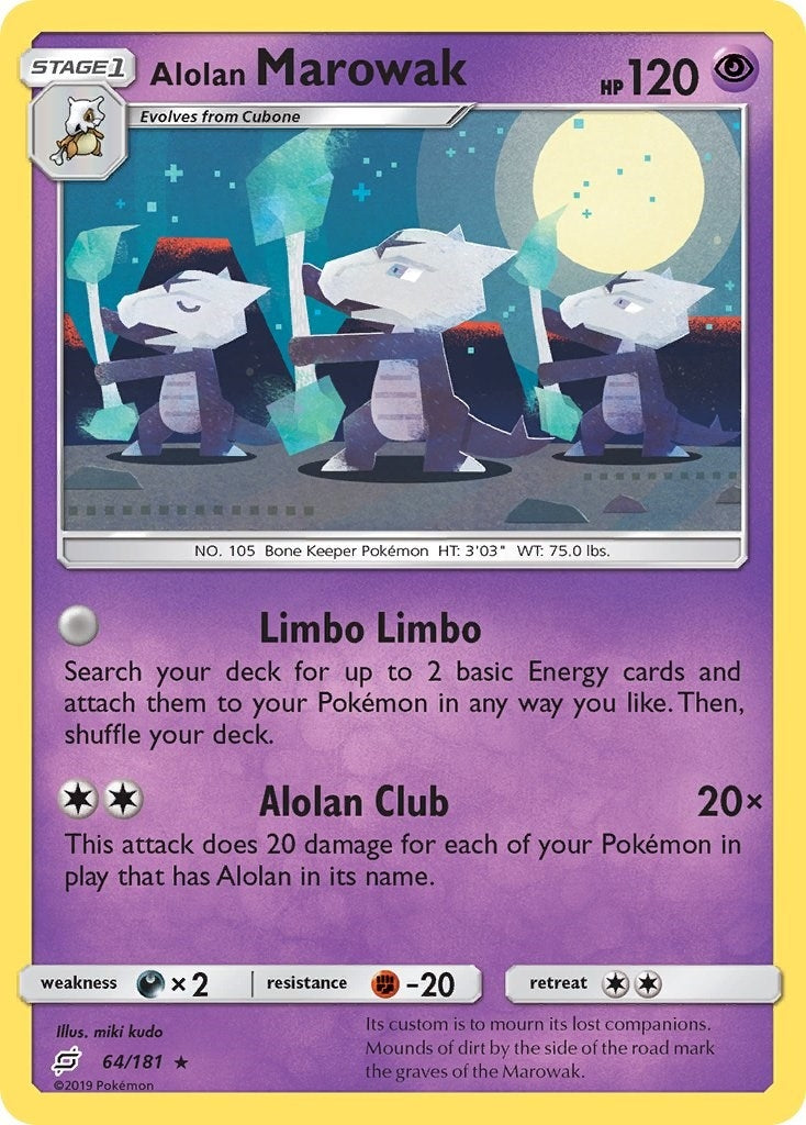 Image for Alolan Marowak (64/181) (SM - Team Up) - Pokemon