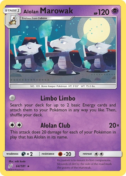 Image for Alolan Marowak (64/181) (SM - Team Up) - Pokemon