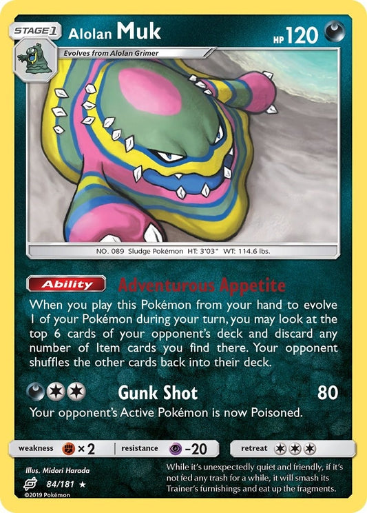 Image for Alolan Muk (84/181) (SM - Team Up) - Pokemon