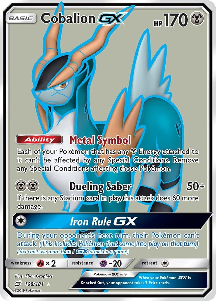 Image for Cobalion GX (Full Art) (168/181) (SM - Team Up) - Pokemon