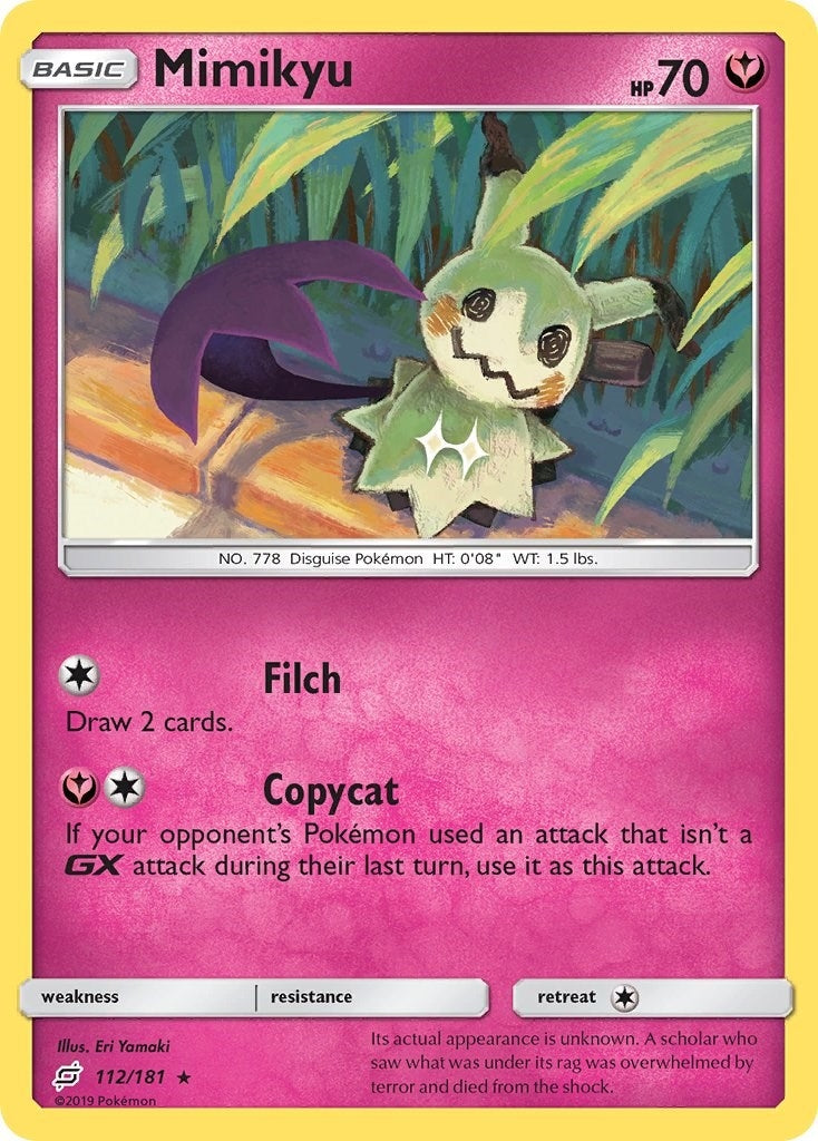 Image for Mimikyu (112/181) (SM - Team Up) - Pokemon