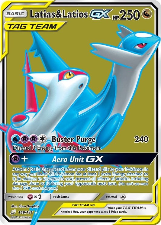 Image for Latias & Latios GX (Full Art) (169/181) (SM - Team Up) - Pokemon
