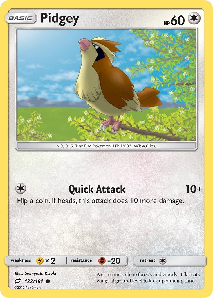 Image for Pidgey (122) (122/181) (SM - Team Up) - Pokemon