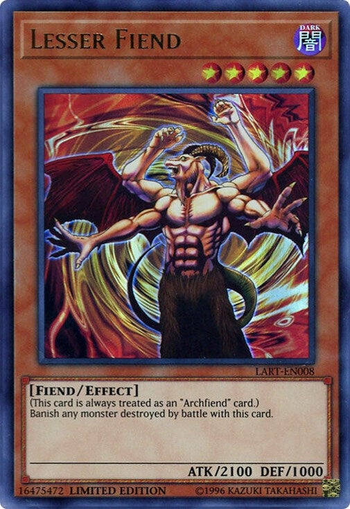 Image for Lesser Fiend (LART-EN008) (The Lost Art Promotion) (LART) - YuGiOh