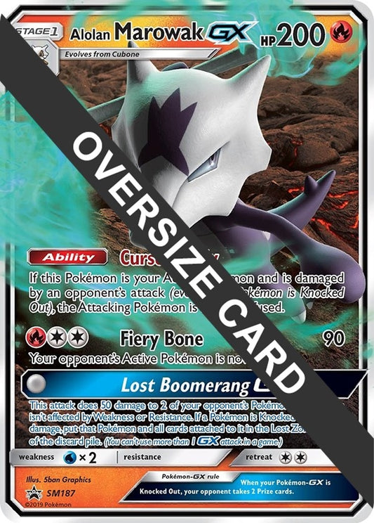 Image for Alolan Marowak GX - SM187 (SM187) (Jumbo Cards) - Pokemon