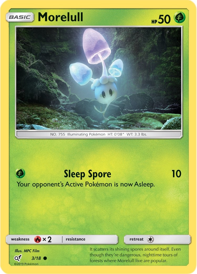 Image for Morelull (Holo Common) (3/18) (Detective Pikachu) - Pokemon