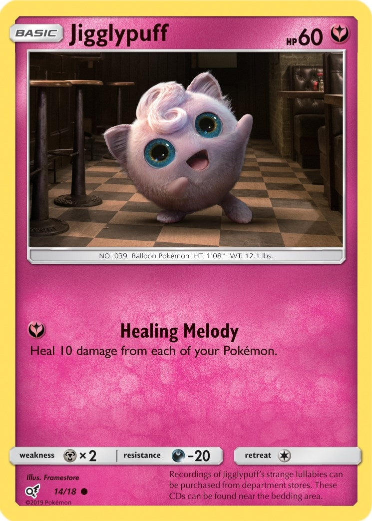 Image for Jigglypuff (Holo Common) (14/18) (Detective Pikachu) - Pokemon