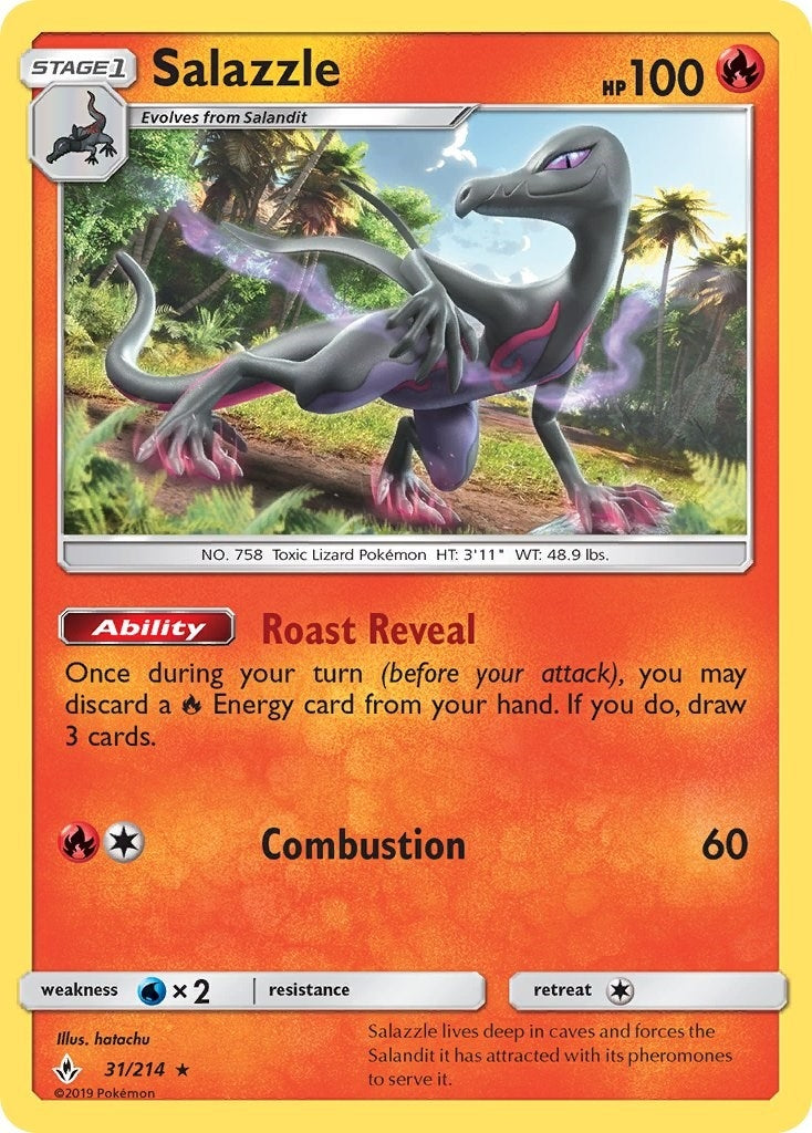 Image for Salazzle (31/214) (SM - Unbroken Bonds) - Pokemon