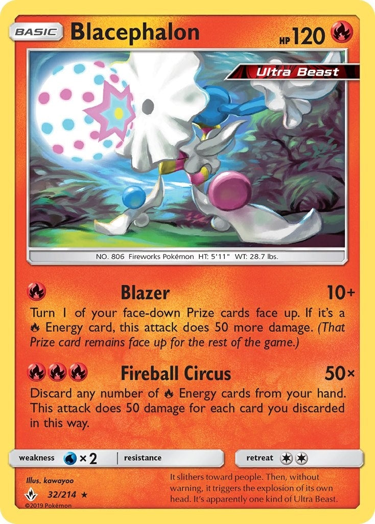 Image for Blacephalon (32/214) (SM - Unbroken Bonds) - Pokemon