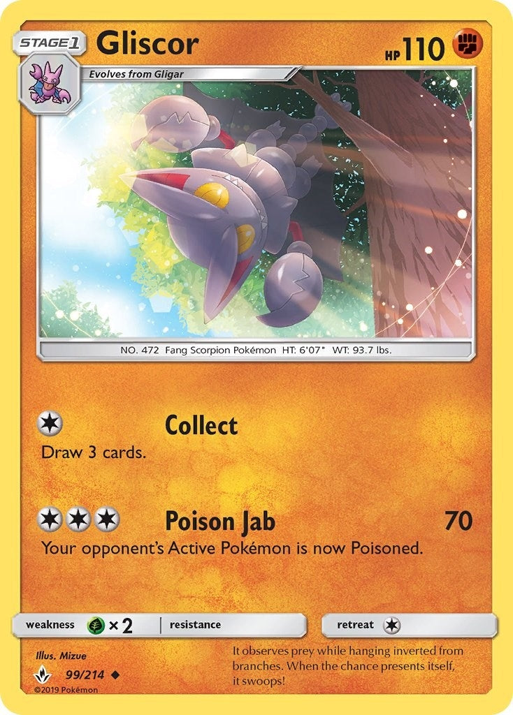 Image for Gliscor (99/214) (SM - Unbroken Bonds) - Pokemon