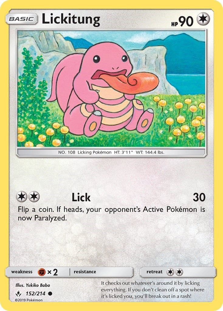 Image for Lickitung (152/214) (SM - Unbroken Bonds) - Pokemon