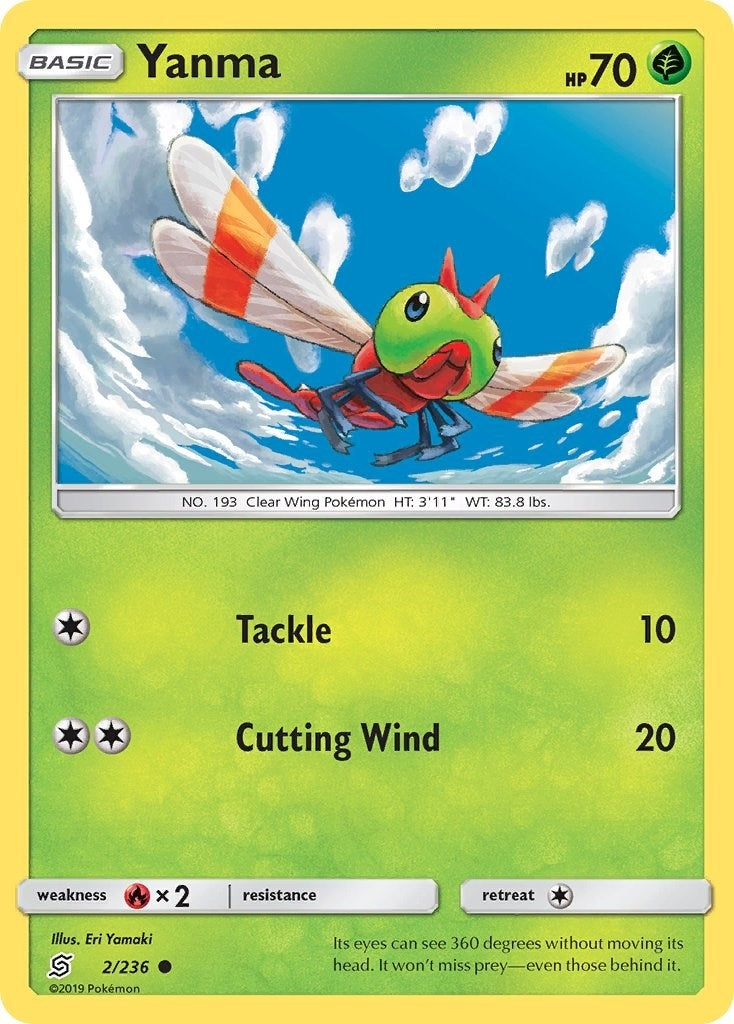 Image for Yanma (2/236) (SM - Unified Minds) - Pokemon