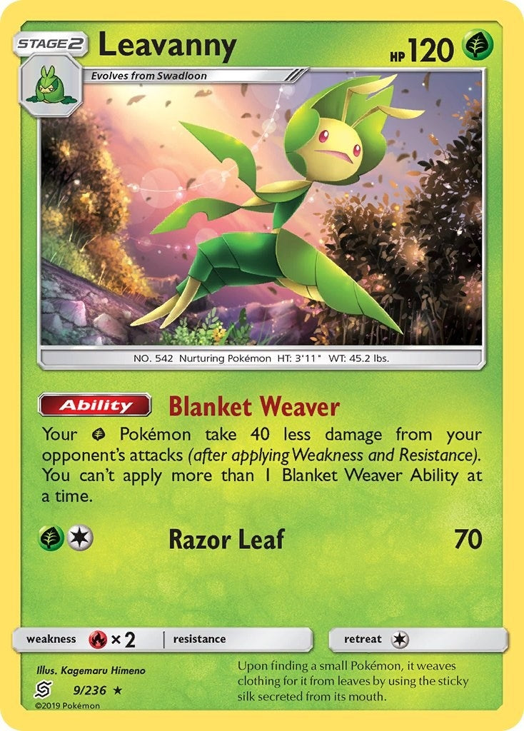 Image for Leavanny (9/236) (SM - Unified Minds) - Pokemon