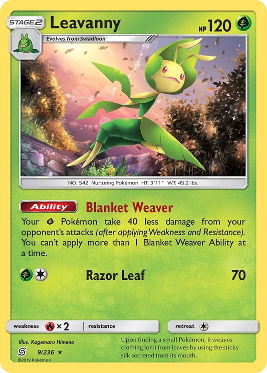 Image for Leavanny (9/236) (SM - Unified Minds) - Pokemon